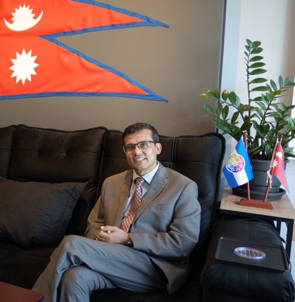 His Excellency Nirmal Raj Kafle, Ambassador of Nepal to Brazil.